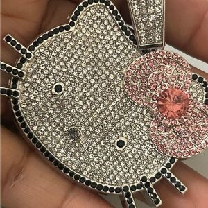 Hello Kitty Silver and Pink Pendant